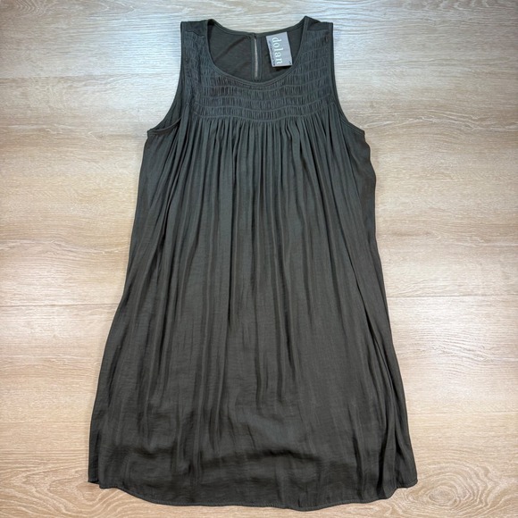 dolan Dresses & Skirts - Dolan Left Coast Smocked Trapeze Tank Dress Size Small‎ Flowy Relaxed Chic Green